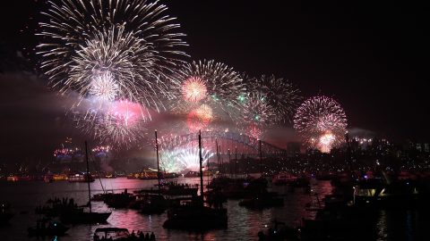 sydney fireworks night