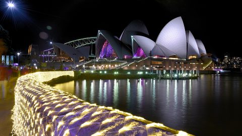 sydney night lights