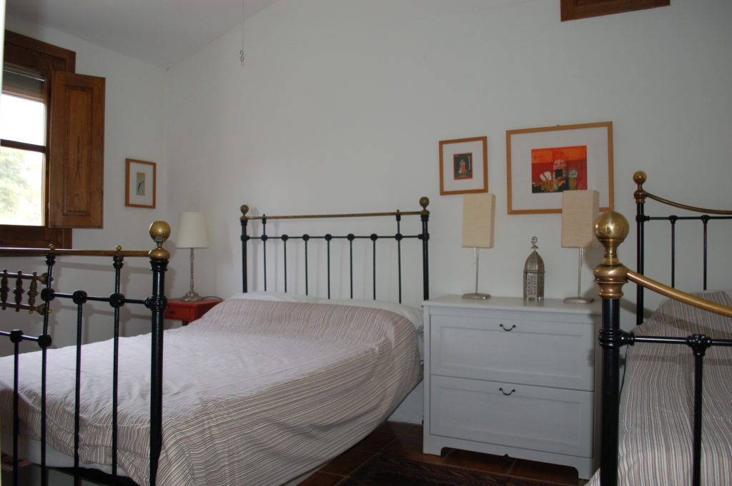 twin bedroom in spain