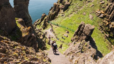 group of hikers in Ireland