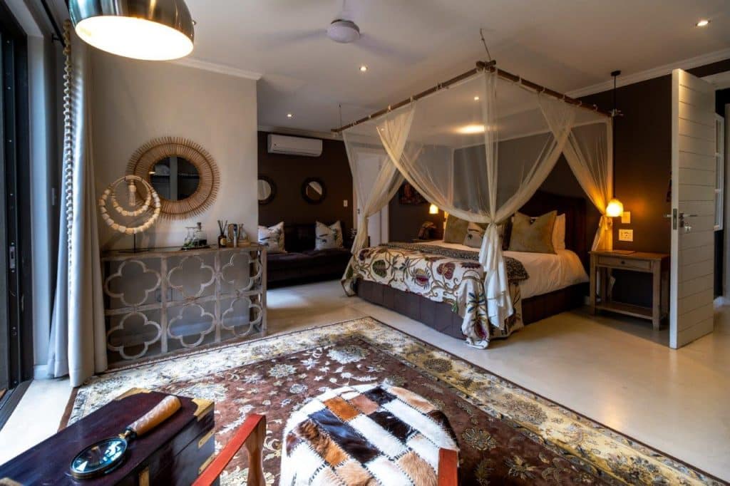double room in a safari lodge