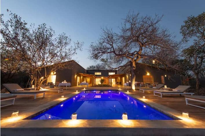 swimming pool in a lodge in south africa