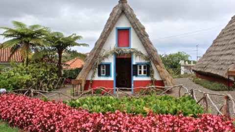 tatched house in madeira