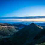 mountain ridge in the lake district