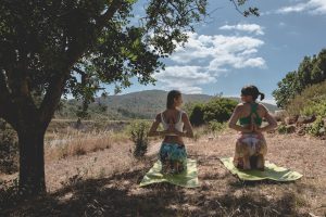 Yoga in the hills