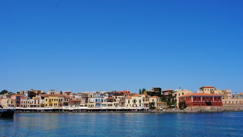 waterfront in crete
