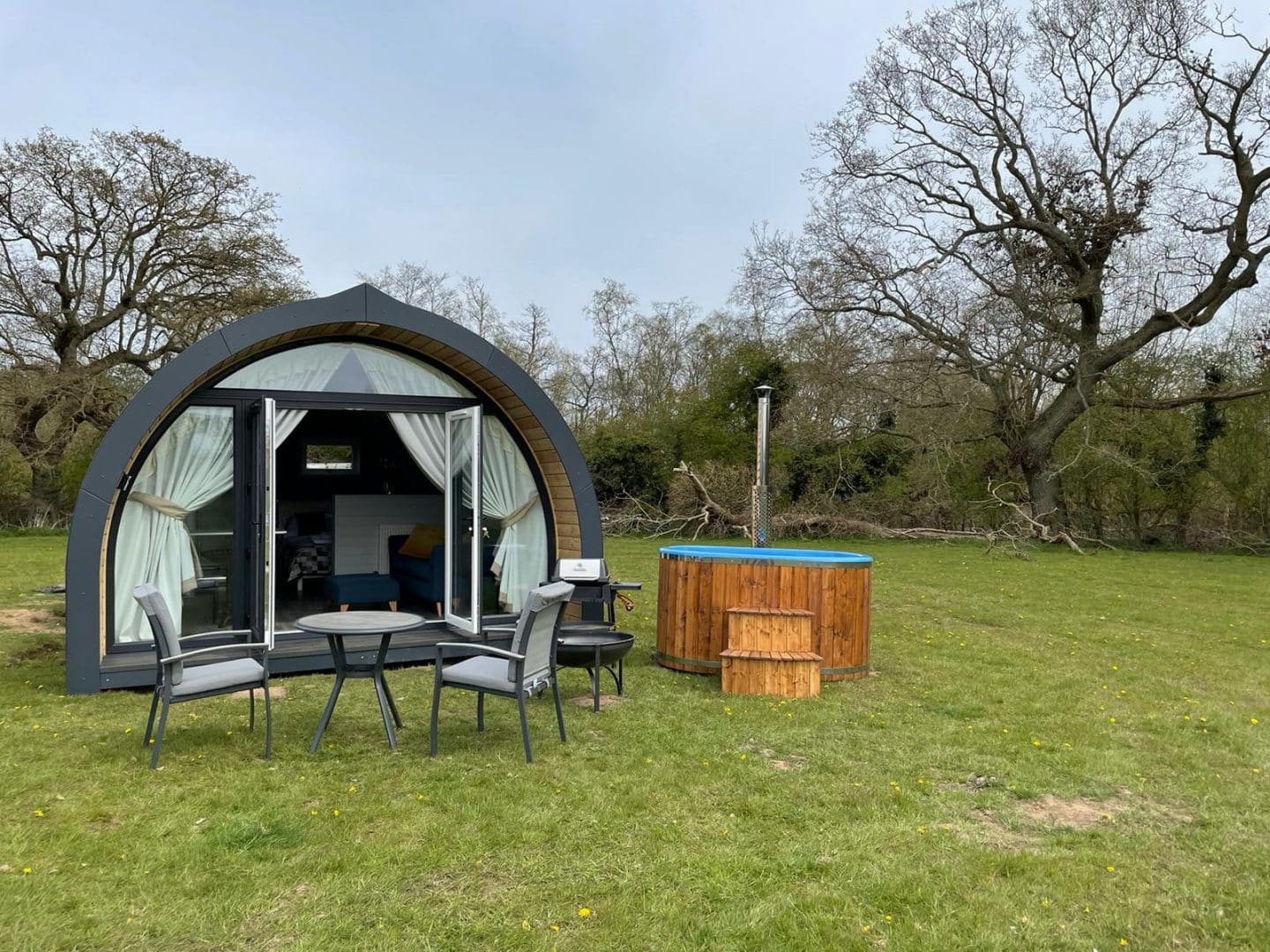 2 nights at Swallowtail Luxury Couples Glamping Pod in Norfolk, England