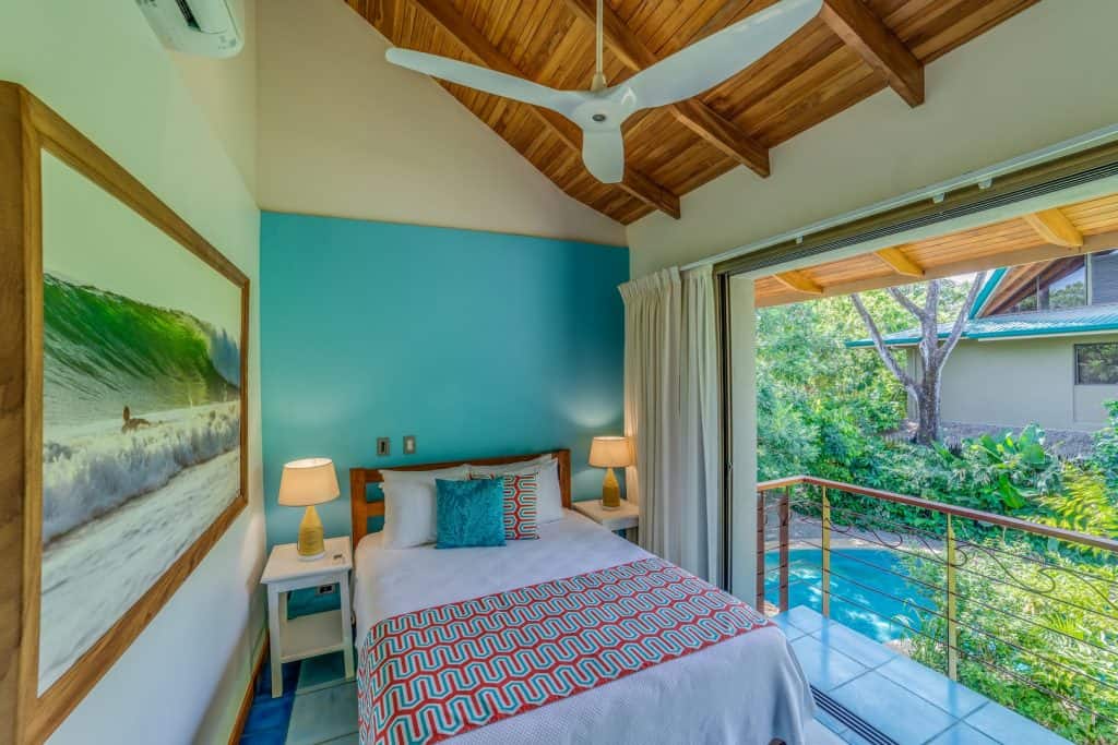 hotel room by a swimming pool in costa rica