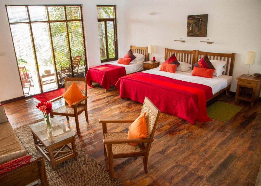 hotel room in villas in sri lanka