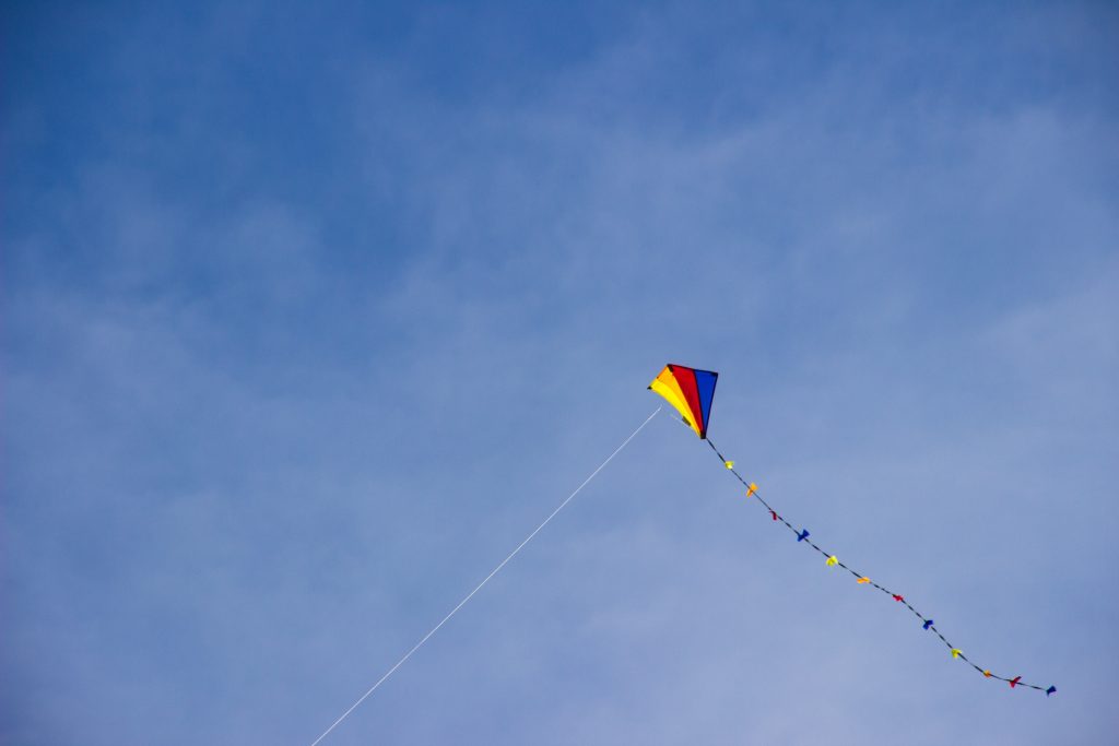 kite against a blue sky