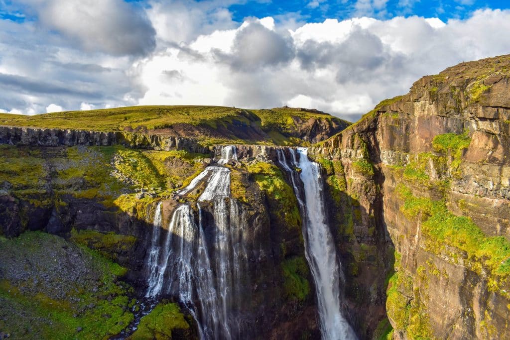 waterfall in iceland