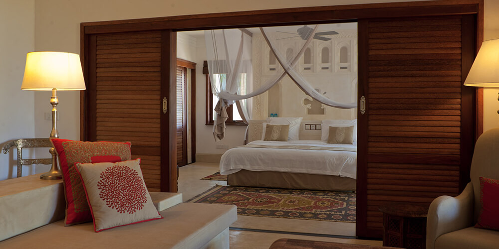 bedroom in a suite in kenya