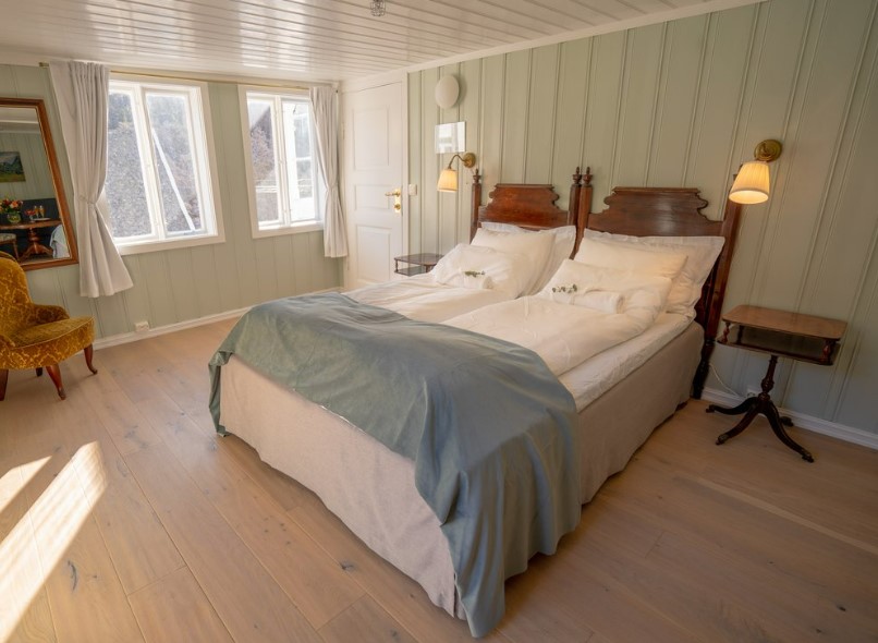double room in a hotel in norway