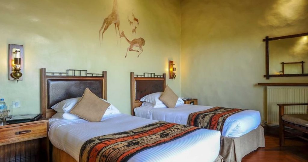 hotel room in ngorongoro tanzania