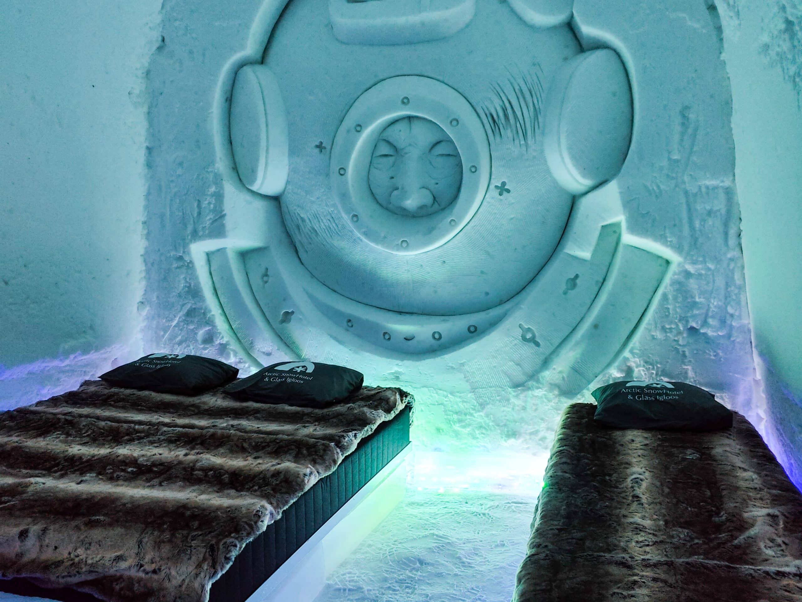 Panorama Huts (2 nights) & Snow hotel double suite (last night)