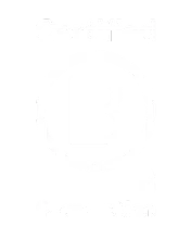 B corp logo in white for hero section