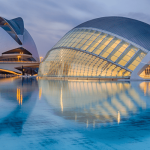 Iconic domed buildings in Valencia