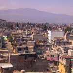 Iztapalapa, Mexico city aerial view