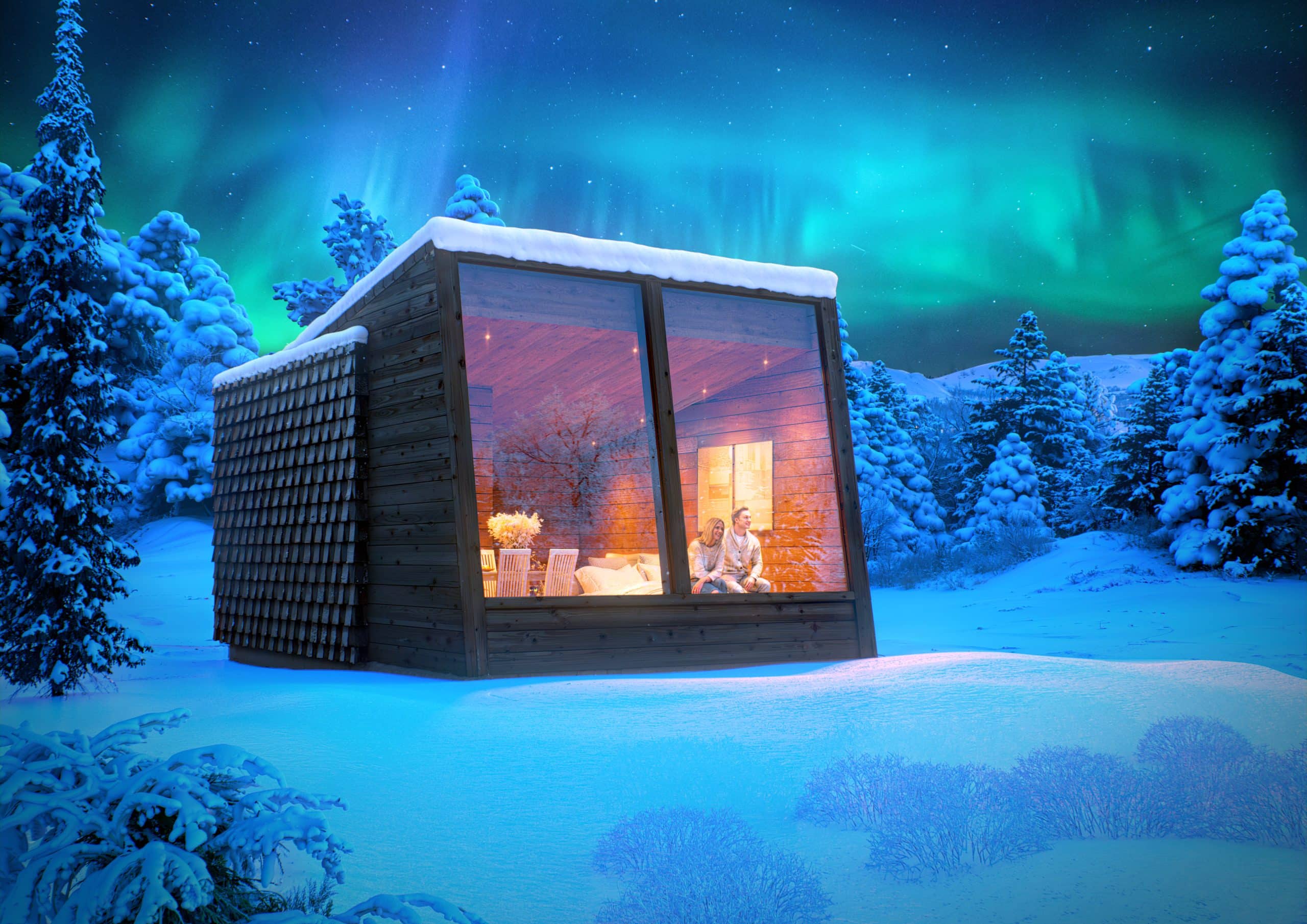 Standard room with one night in Arctic Glass Suite