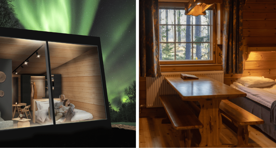 Standard room with one night in Arctic Glass Suite