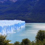 Large iceberg in a large lake in Argentina