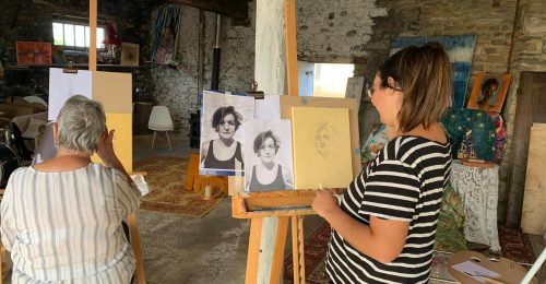 Portrait Painting Week In France image
