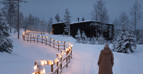 Luxury Aurora Winter Retreat image