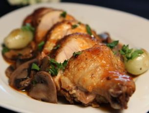 French Cooking | French Stuffed Chicken (Ballotine de Poulet) Recipe image