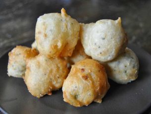 Italian Cooking | Traditional coccoli bread dumplings image